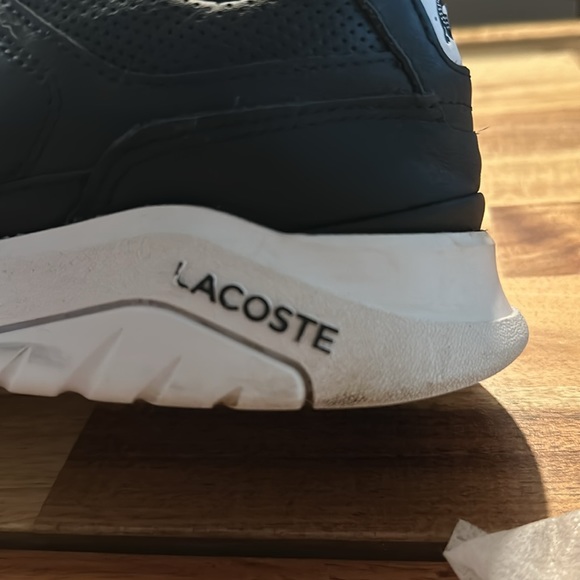 Lacoste | Men’s Game Advanced Luxe Leather & Synthetic Sneakers | Size 9.5 - Picture 9 of 12